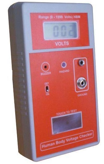 HUMAN BODY VOLTAGE CHECKER   